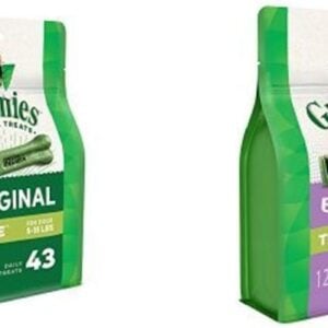 Greenies Teenie Variety Pack With 12 Oz. Original And 12 Oz. Blue Berry Dental Dog Treats