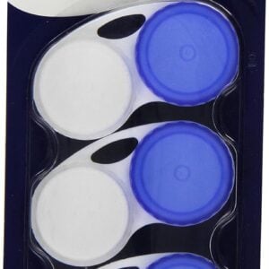 Sight Savers Contact Lens Case by Bausch & Lomb, Compact, Durable, Leak Proof, Pack of 3