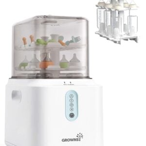 Grownsy 3-Layer Bottle Sterilizer and Dryer for Baby Bottles & Pump Parts