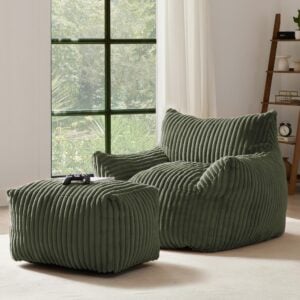 Oversized Bean Bag Chair for Living Room Furniture Bean Bag Chairs for Adults- Small Couch & Lounge Accent Chair for Living Room Chairs or Bedroom