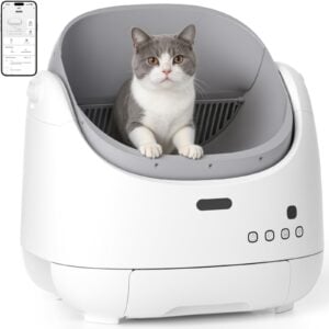 Automatic Cat Litter Box Self Cleaning for Multiple Cats