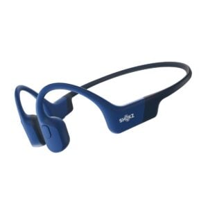 SHOKZ OpenRun Bone Conduction Bluetooth Headphones, Blue, USB-C Charging