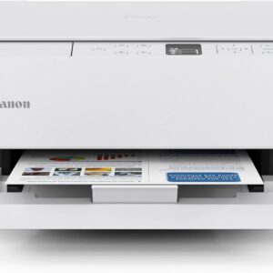 Canon PIXMA TS6520 Wireless Color Inkjet Printer Duplex Printing, White – Home Printer with Copier/Scanner, 1.42” OLED Display, Intuitive Control Panel, Compact Design