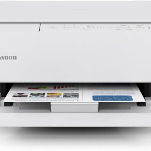 Canon PIXMA TS4320 Wireless Color Inkjet Printer for Duplex Printing, White – Home Printer with Copier/Scanner, Compact Design, Easy Setup, 1 Year Limited Warranty